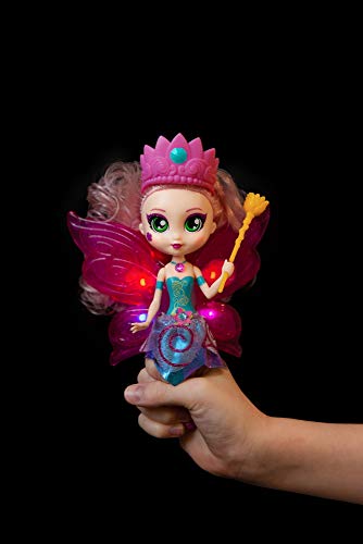 Hada BFF Reina - Muñeca Queen Light Regina con Luces mágicas, Accesorios y Farol | Bright Fairy Friends