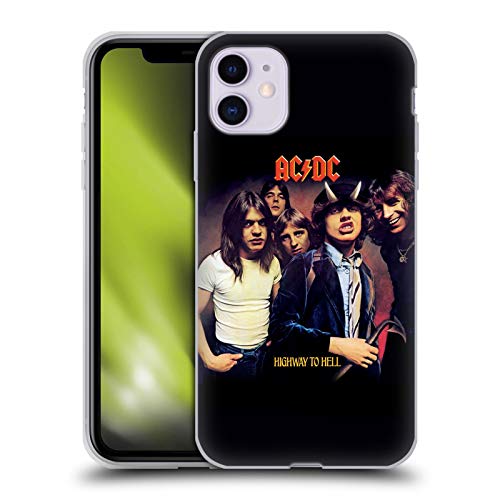 Head Case Designs Licenciado Oficialmente AC/DC ACDC Autopista Al Infierno Portada del Álbum Carcasa de Gel de Silicona Compatible con Apple iPhone 11