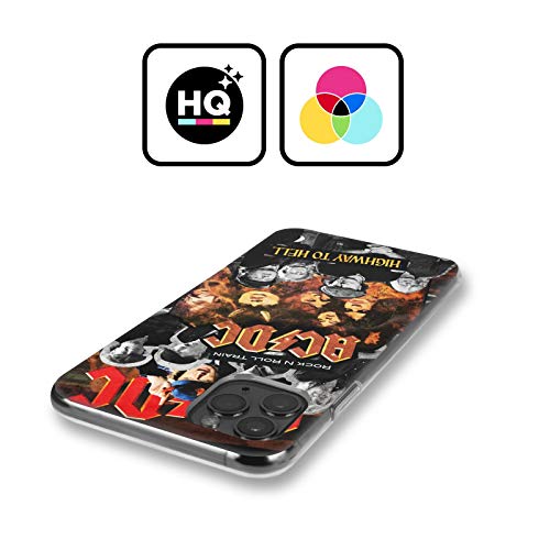 Head Case Designs Licenciado Oficialmente AC/DC ACDC Grupo Collage Carcasa de Gel de Silicona Compatible con Apple iPhone 11 Pro