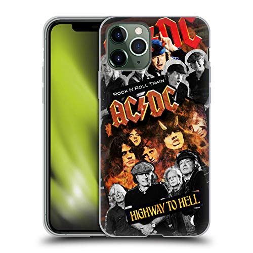 Head Case Designs Licenciado Oficialmente AC/DC ACDC Grupo Collage Carcasa de Gel de Silicona Compatible con Apple iPhone 11 Pro