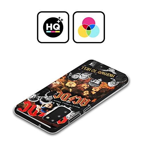 Head Case Designs Licenciado Oficialmente AC/DC ACDC Grupo Collage Carcasa de Gel de Silicona Compatible con Samsung Galaxy S10+ / S10 Plus