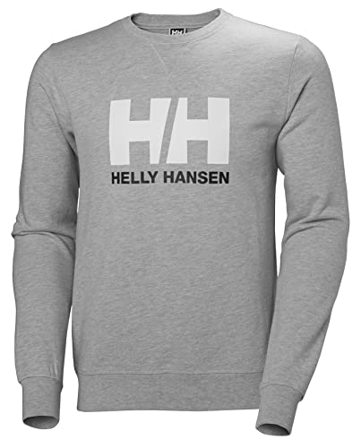 Helly Hansen HH Logo Crew Sudadera, Hombre, Gris, XXL