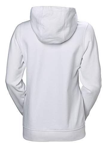 Helly Hansen W Hh Logo Hoodie, Sudadera con capucha para Mujer, Blanco (Blanco 001), X-Large