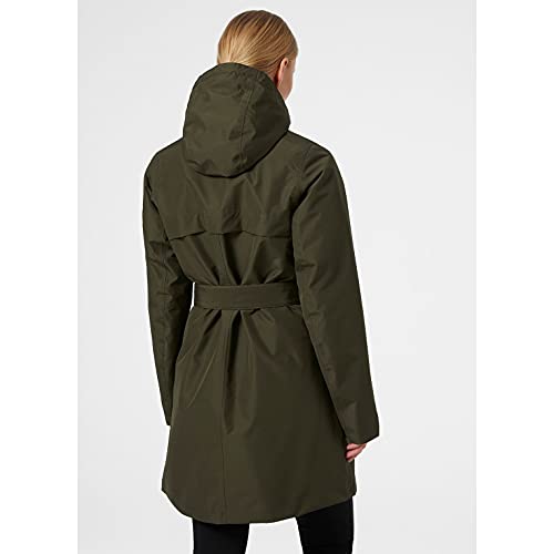 Helly Hansen W Welsey II Trench Insulated - Chaqueta para mujer, color verde utilitario, talla L