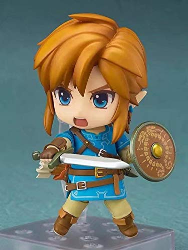 HQYCJYOE Personajes de Anime Modelo Zelda Caballo Breath of The Wild Link Figuras de acción Juguetes colección de estatuillas muñeca 10cm