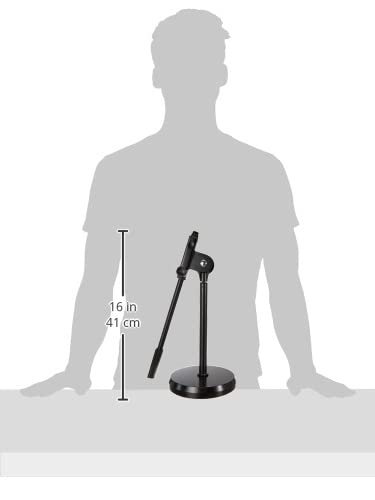 IMG Stage Line MS-100 - Pie de micrófono para suelo o mesa