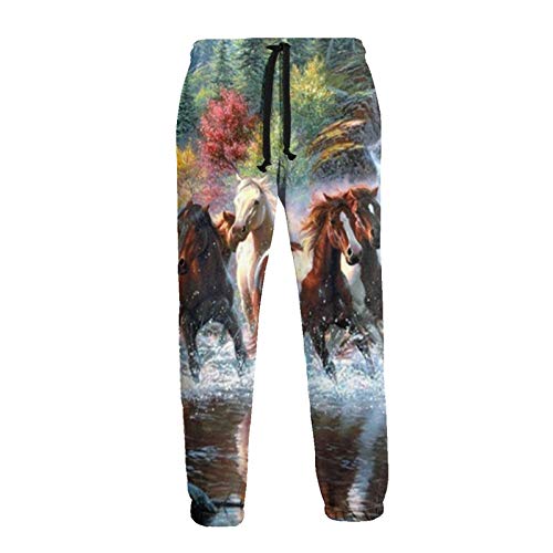 Inaayayi Nativos Americanos Indios Caballos Jogger Impresión 3D Jogging Pantalones Chándal Mujeres Hombres Hip Hop Pantalones Deportivos Ropa Deportiva