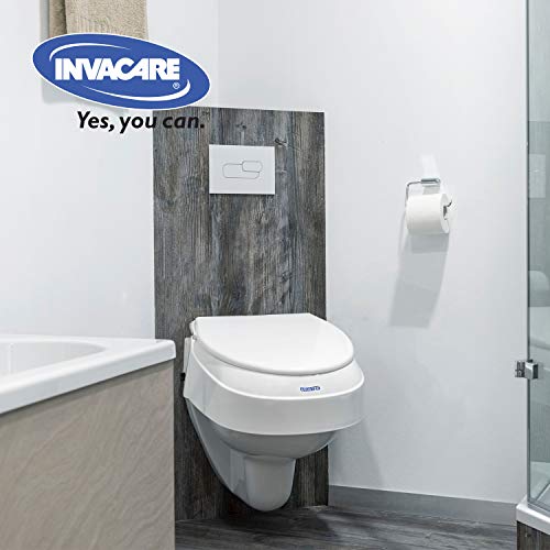 Invacare Aquatec 900 - Elevador de WC con Tapa Ajustable, 6/10/15 cm