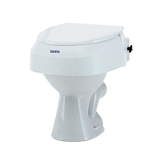 Invacare Aquatec 900 - Elevador de WC con Tapa Ajustable, 6/10/15 cm