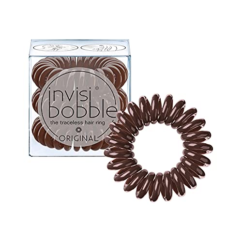 Invisibobble 4260285373022 Goma de pelo, Marrón, pack de 3