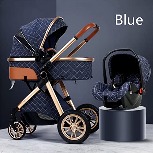 jiji sillas de Paseo Royal Luxury Baby 3 en 1 Cochecito de bebé Plegable Plegable kinderwagen Cochecito de bebé carruaje portátil Viajes bebé Carro de bebé Coches de bebé Cochecito de bebé