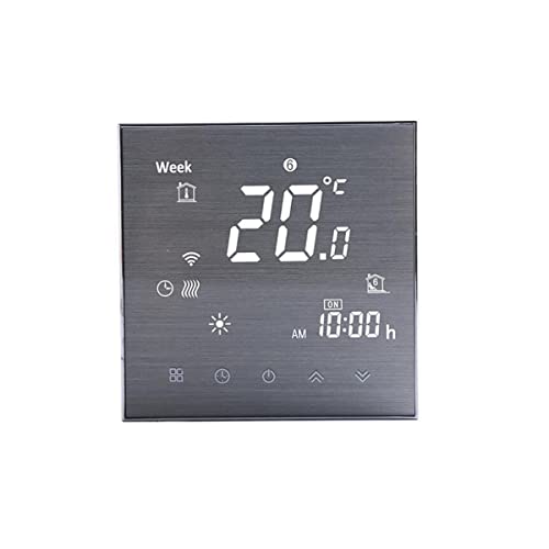 JINPENGRAN Termostato de la habitación, Panel de Control de Temperatura Inteligente de Tuya para calefacción eléctrica WiFi Thermostat,C