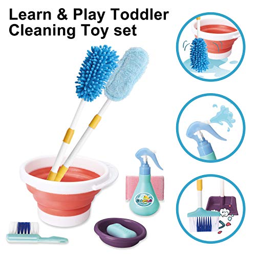 JOYIN Juego de juguetes de limpieza para niños y niños pequeños de Pretend Play