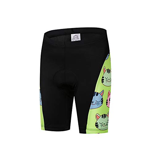 JPOJPO Ciclismo Bicicleta Pantalones Cortos Niños Bicicletas Equitación Medio Pantalones 4D Gel Acolchado Ciclo desgaste Medias - - Medium