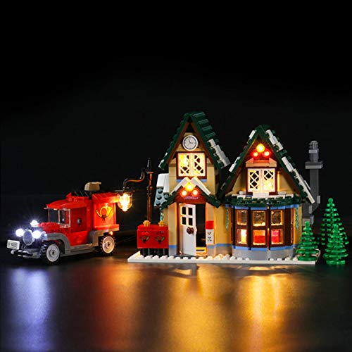 Juego de luces LED para Lego Technic de hormigón y camión mezclador de bloques de construcción - Kit de luces compatible con Lego 42112 (no incluye el modelo)