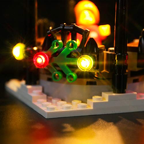 Juego de luces LED para Lego Technic de hormigón y camión mezclador de bloques de construcción - Kit de luces compatible con Lego 42112 (no incluye el modelo)