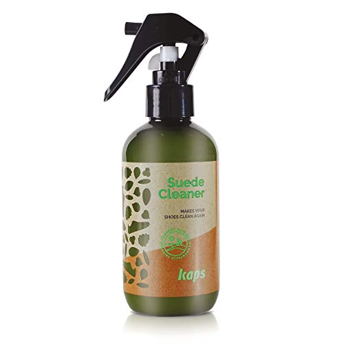 Kaps Suede Cleaner | Ecológico, Sin Disolventes, Biodegradable | Líquido Limpiador para Calzado, Bolsos y Accesorios de Ante y Cuero Nobuck | Hecho en Europa