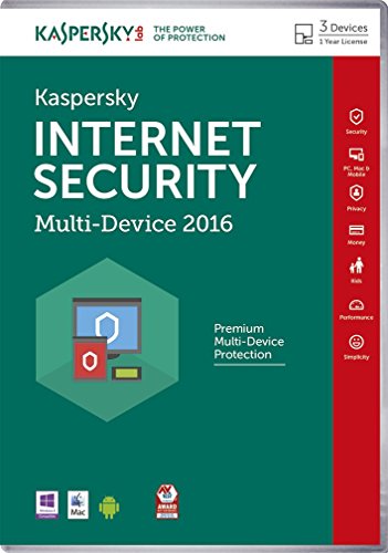 Kaspersky Lab Internet Security – Multi-Device 2016 Base license 3usuario(s) 1año(s) Inglés - Seguridad y antivirus (3, 1 año(s), Base license, Descarga)