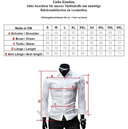 Kayhan Hombre Camisa Royal Paisley White/Navy (L)