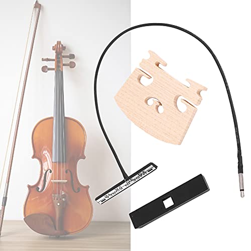 Kit de Puente de violín, Modelos barrocos de Corte Elegante de Madera Puente de violín Conjunto de Puente de violín con Barra de Recogida para violín