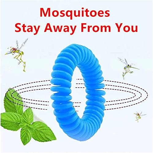 kokymaker Pulseras repelentes de Mosquitos 10 Piezas, Pulsera de Mosquitos sin DEET No tóxico para niños y Adultos Protección a Largo Plazo