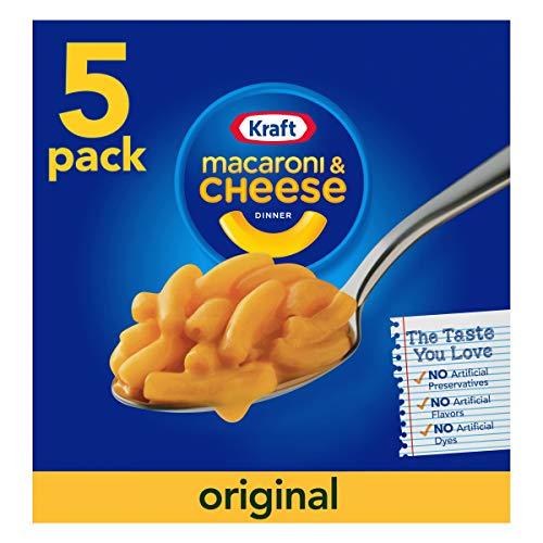 Kraft - Mac con queso original de un 7,25 oz, 5 qt