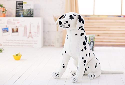 LAARNT 30cm simulación creativa dálmatas juguetes de peluche, muñecas de perro realistas, niños niños y niñas regalos de cumpleaños muñecas lindas