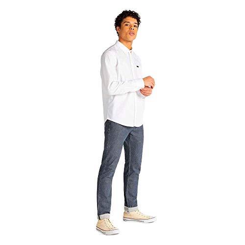 Lee Button Down Camisa Casual, Blanco (White), Medium para Hombre