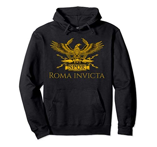 Legión Águila Romana - Roma Invicta - Historia Militar Sudadera con Capucha