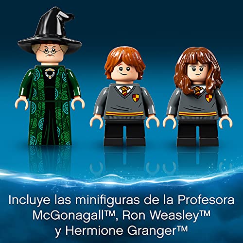 LEGO 76382 Harry Potter Momento Hogwarts: Clase de Transfiguración, Juego de Viaje en Forma de Libro, Regalo para Niños 8 años