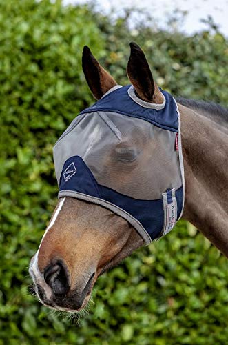 LeMieux Armour Shield Protector Fly Mask Standard, Unisex-Adult, Navy, Small