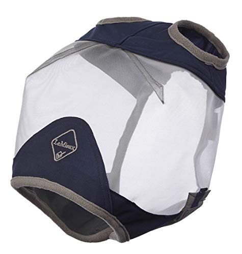 LeMieux Armour Shield Protector Fly Mask Standard, Unisex-Adult, Navy, Small