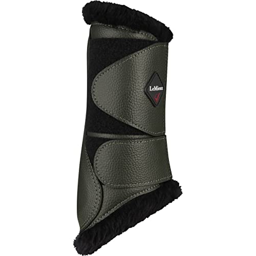 LeMieux Botas de cepillado con forro polar, color roble mediano