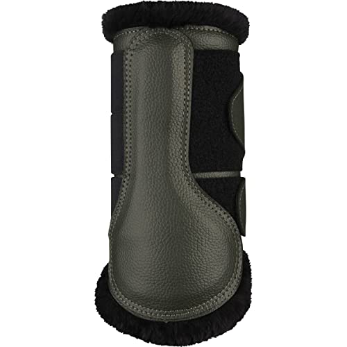 LeMieux Botas de cepillado con forro polar, color roble mediano