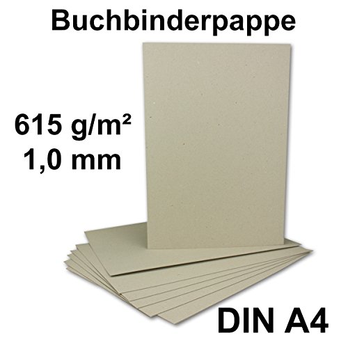 Libro Binder cartón DIN A4, grosor 1 mm, gramaje: 615 g/m² | Formato: 29,7 x 21 cm