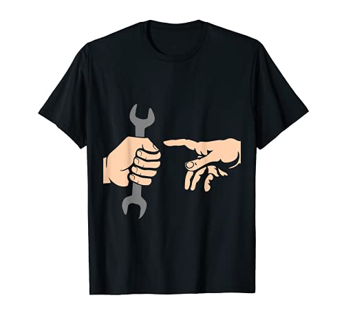 Llave inglesa Adam Michelangelo herramienta artesanal Camiseta