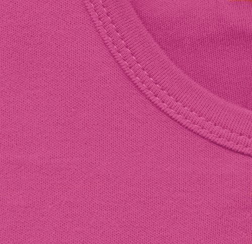 Logoshirt Pippi Calzaslargas y Señor Nilsson Camiseta para niña - Rosa - Diseño Original con Licencia, Talla 122/134, 7-9 años