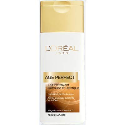 L'Oréal Paris - Age Perfect - Lait Nettoyant - Défroisse et Défatigue - Peaux Matures - 200 mL