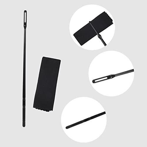 LUTER Kit de Limpieza de Flautas, Paño de Limpieza de Flauta Paño de Pulido Herramientas para el Cuidado de la Flauta