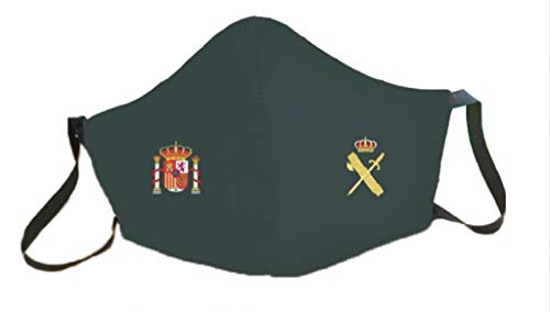 Mascarillas España escudo homologadas GUARDIA CIVIL reutilizables 3 capas protectoras