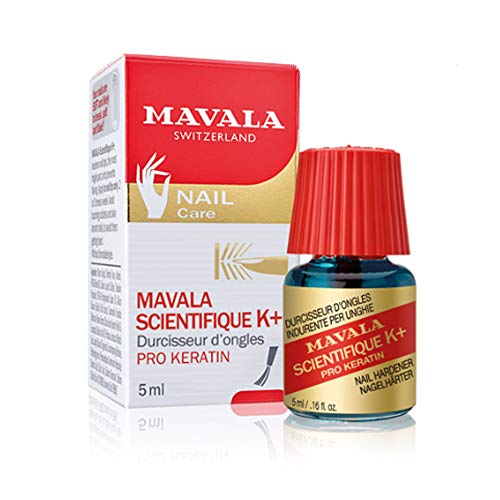 Mavala Científico K+ Endurecedor de Uñas Tratamiento para Evitar que las Uñas se Rompan o se Separen, 5 ml