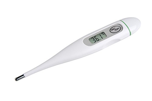 Medisana FTC Termómetro clínico digital para bebés, niños y adultos, oral, axilar o rectal, a prueba de agua con alarma de fiebre