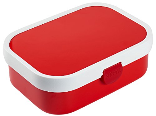 Mein Zwergenland Fiambrera Mepal Campus Incl. Bento Caja y Tenedor con Propio Nombre Rojo - Caballo