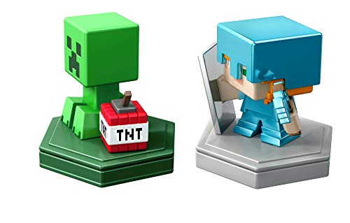 Minecraft Boost Pack de 2 Minifiguras Alex y Creeper (Mattel GKT43)