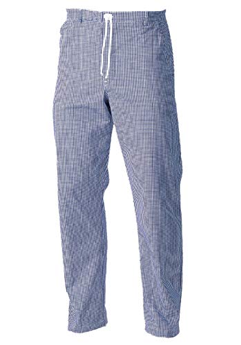 Mirabella Health & Beauty Pantalón de Cocinero Unisex Thyme Cuadritos Marino L