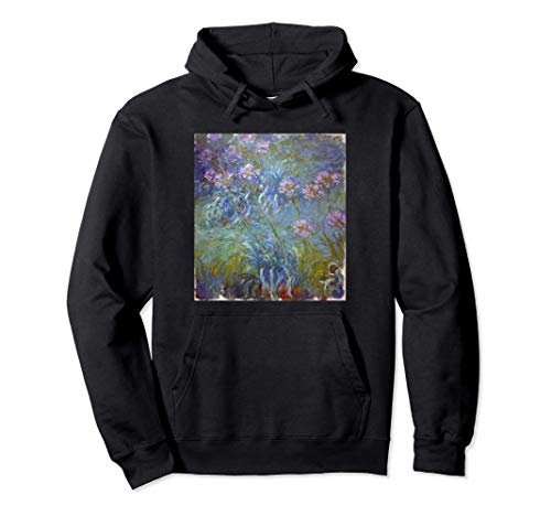 Monet's Agapanthus Sudadera con Capucha