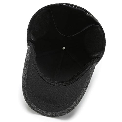 MRACSIY Gorra de béisbol Unisex Gorras de Invierno Sombreros para Circunferencia de la Cabeza 56-60cm (Negro 17)
