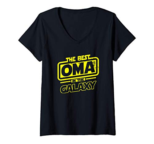 Mujer Oma In The Galaxy copy.png Camiseta Cuello V