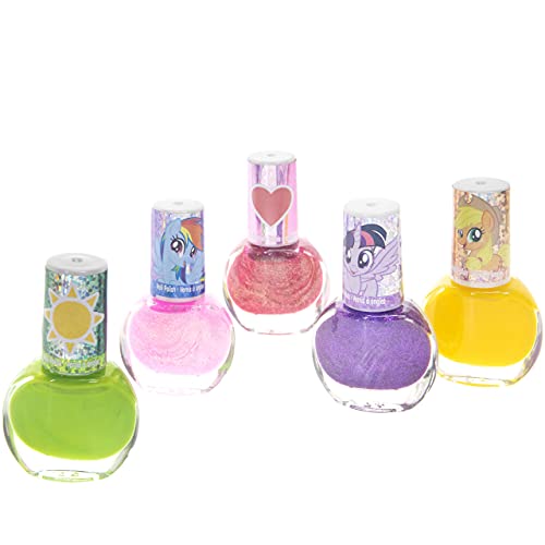 My Little Pony - Townley Girl Juego de esmalte de uñas Peel Off con colores brillantes y opacos para niñas de 3 años o más, perfecto para fiestas, fiestas de pijamas y cambios de imagen
