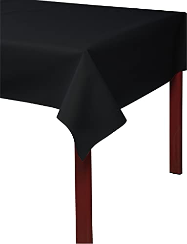 Nappe Attitude Pro Mantel – Ref R581521I – Mantel desechable en Rollo de 15 m de Largo x 1,20 m de Ancho – Color Negro – No Tejido Airlaid, Material Efecto Textil con una caída Cerca del Tejido